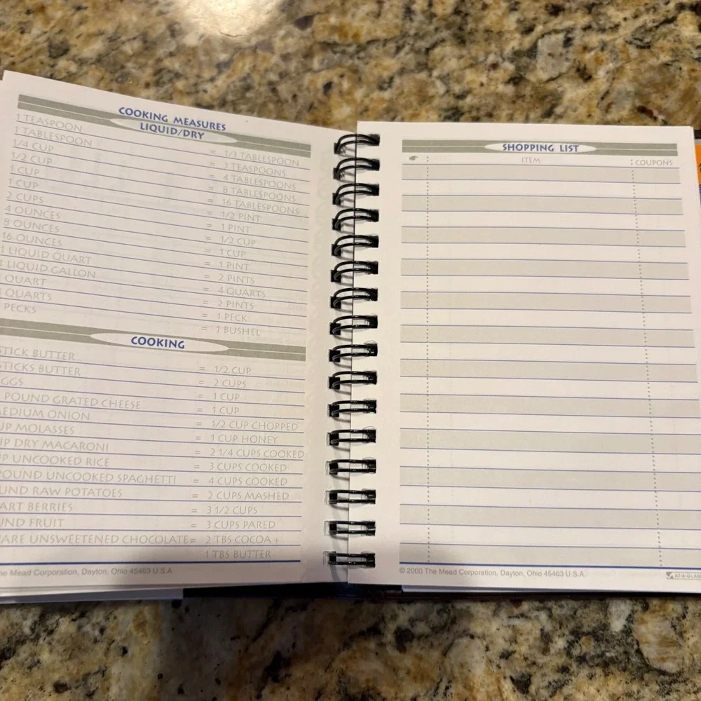 NEW Mead Cambridge Fat Little Day Planner Undated Organizer Brown Vintage 2001